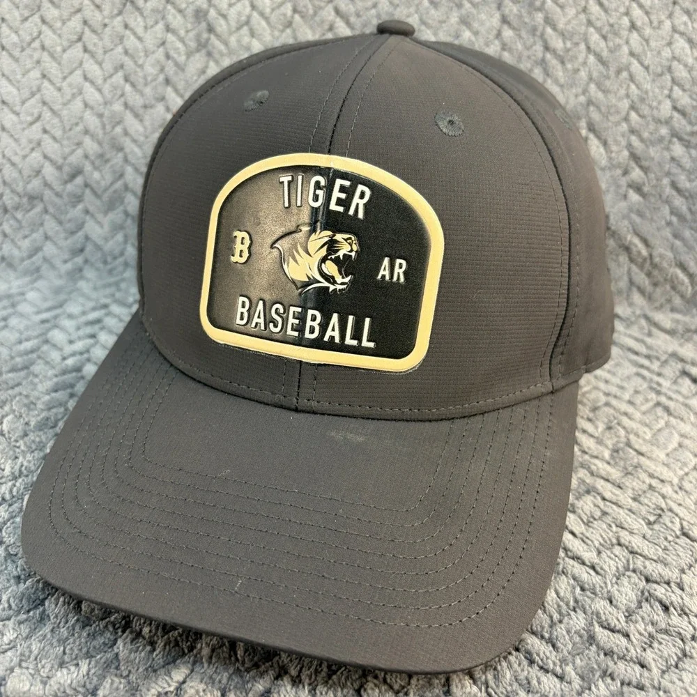 Outdoor Cap Tiger Baseball Bentonville AR Snapback Hat Gray OC871PF